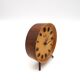 Rare original 60s mid century teak desk table clock by kienzle danish modern