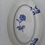 Ravier Saint Amand blue rose pattern