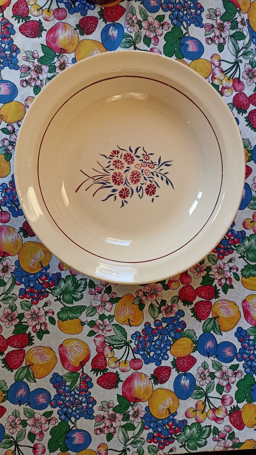 Fenal Badonviller hollow dish, Francine model