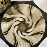 Vintage smoked glass vases