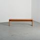 Mountain bench in solid pine, France, circa 1975