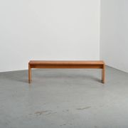 Mountain bench in solid pine, France, circa 1975