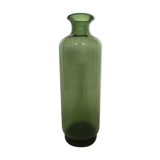 Green glass vase