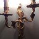 Pair of bronze sconces