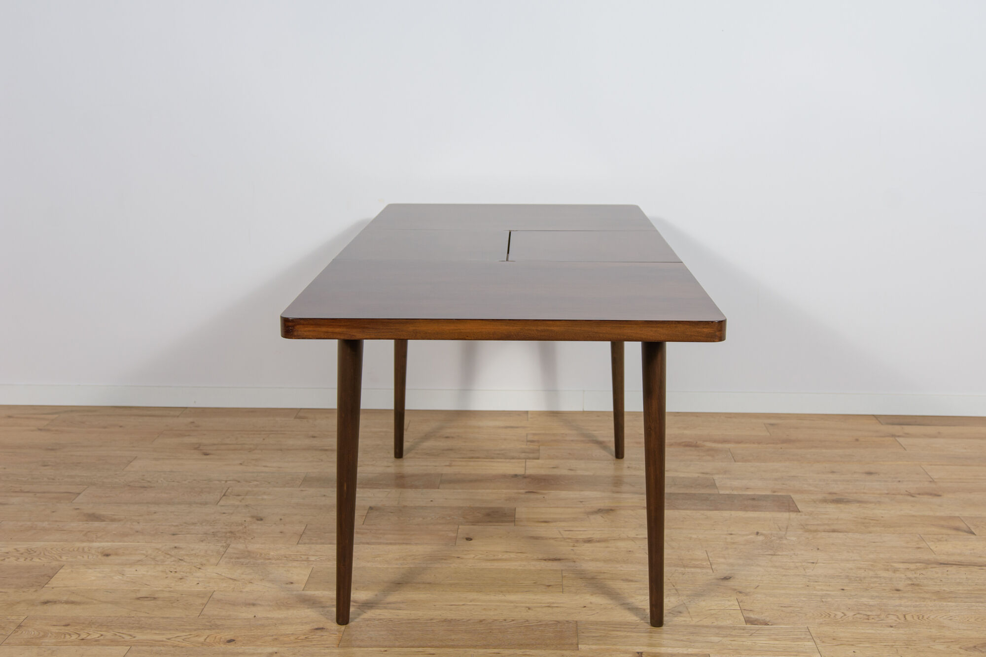Mid Century Walnut Dining Table by Bohumil Landsman for Jitona, Czechoslovakia, 1960s