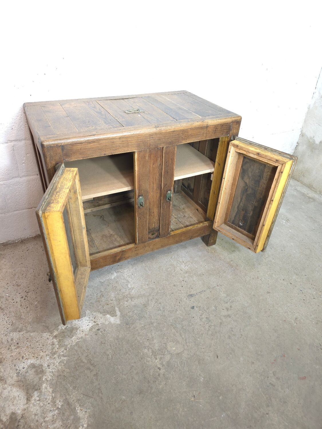 Old icebox cabinet circa 1920