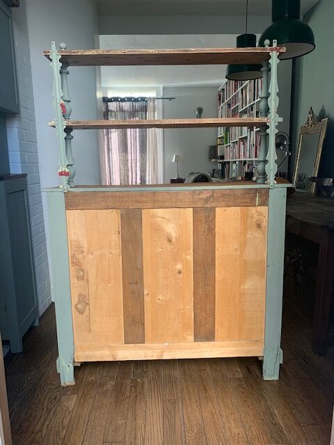 Parisian buffet with shelves