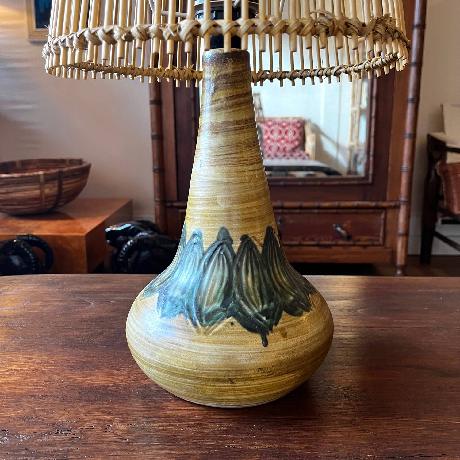 Lampe de table en céramique au design danois