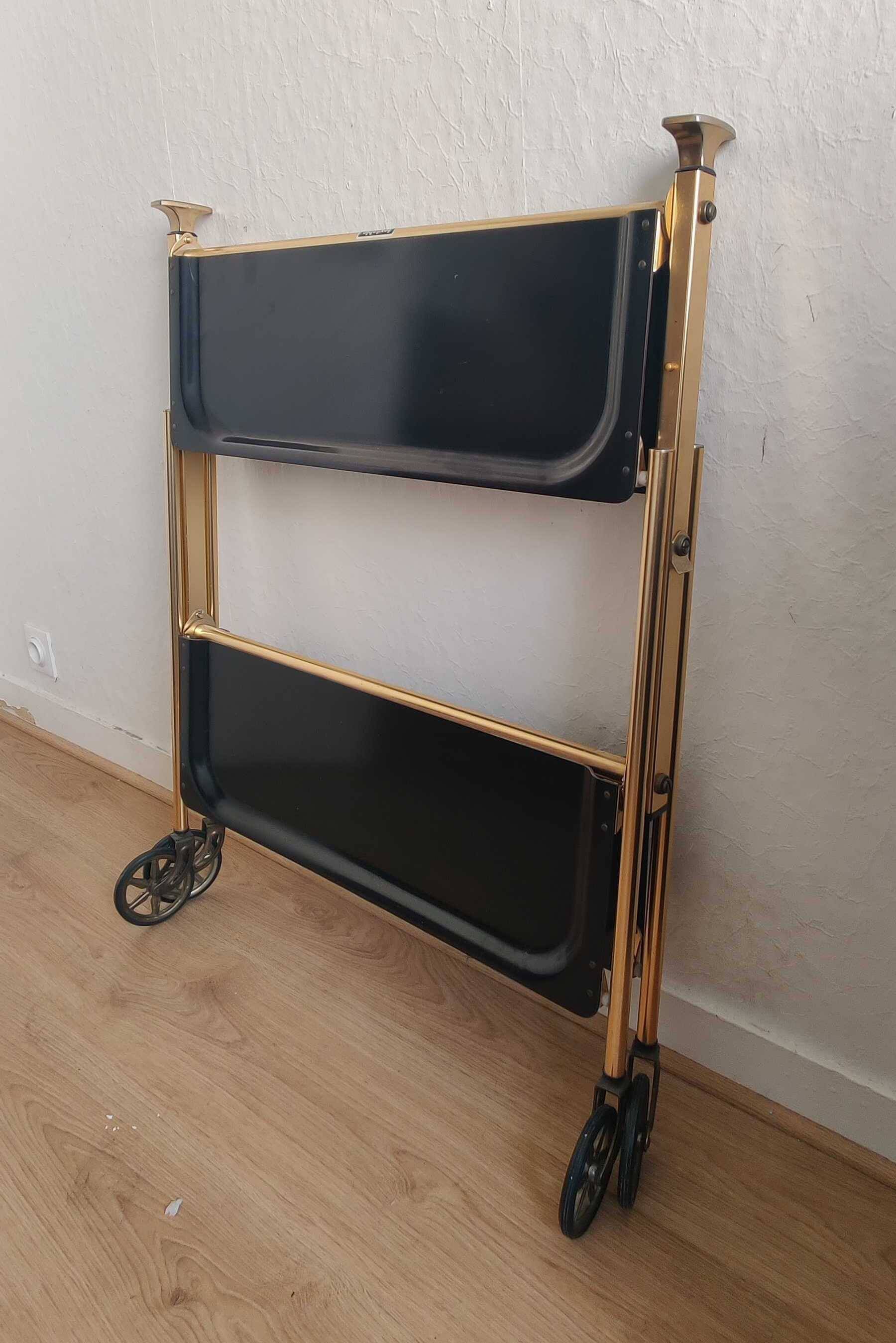 Vintage folding dessert table made in France.
