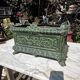 Antique enamelled cast iron planter in the Napoleon III style.