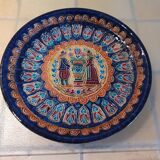 Earthenware plate jean-claude taburet quimper