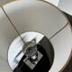 Lampe vintage années 80 en métal chromé à trois globes