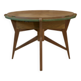 Table de jeux / guéridon en chêne 1940’s