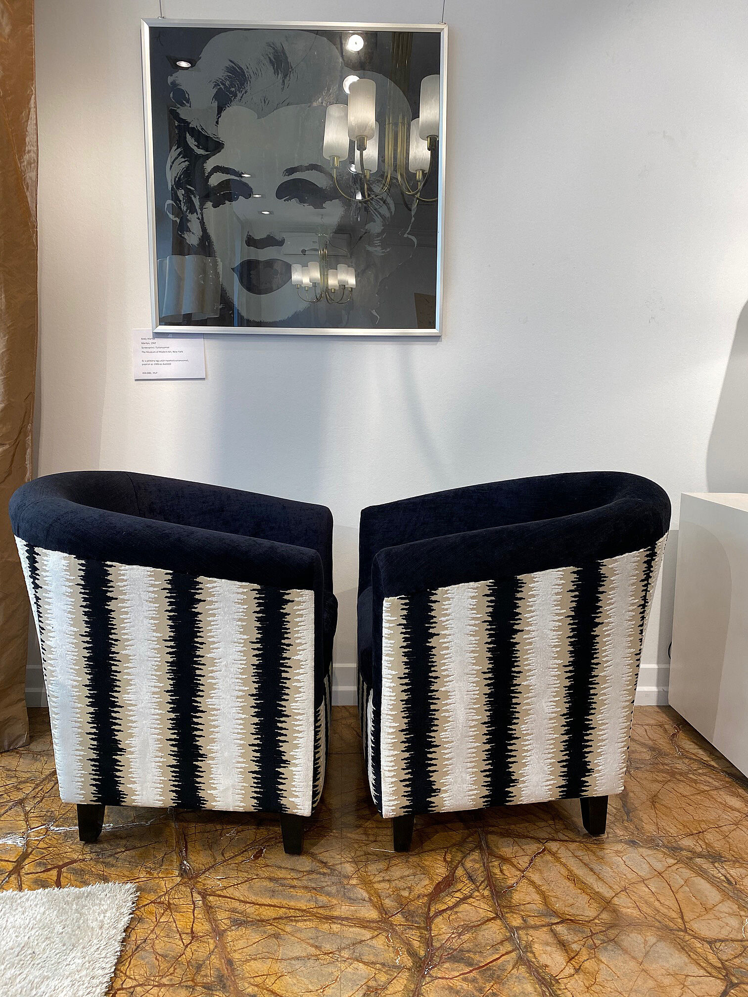 Pair of French Art Deco armchairs
