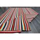 Tapis turc Oushak fait main en laine et coton rouge 174x287 des années 1970
