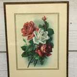 Frame bouquet of roses