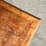 Art Deco style elm burl desk
