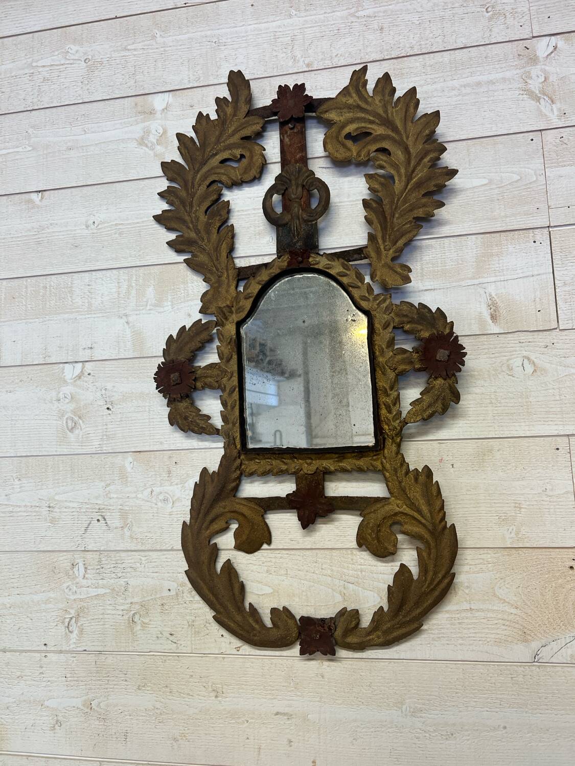 18th century Italian metal mirror