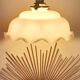 Suspension opaline blanche