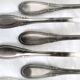 Baroque model silver metal cutlery service