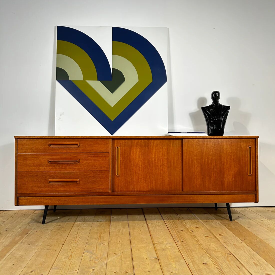 Danish teak enfilade, 1960s