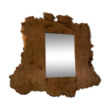 FLOATING WOODEN MIRROR