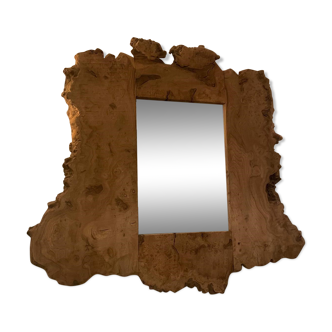 FLOATING WOODEN MIRROR