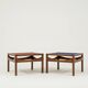 Paire de tables basses Baumann modèle Argos – années 1970