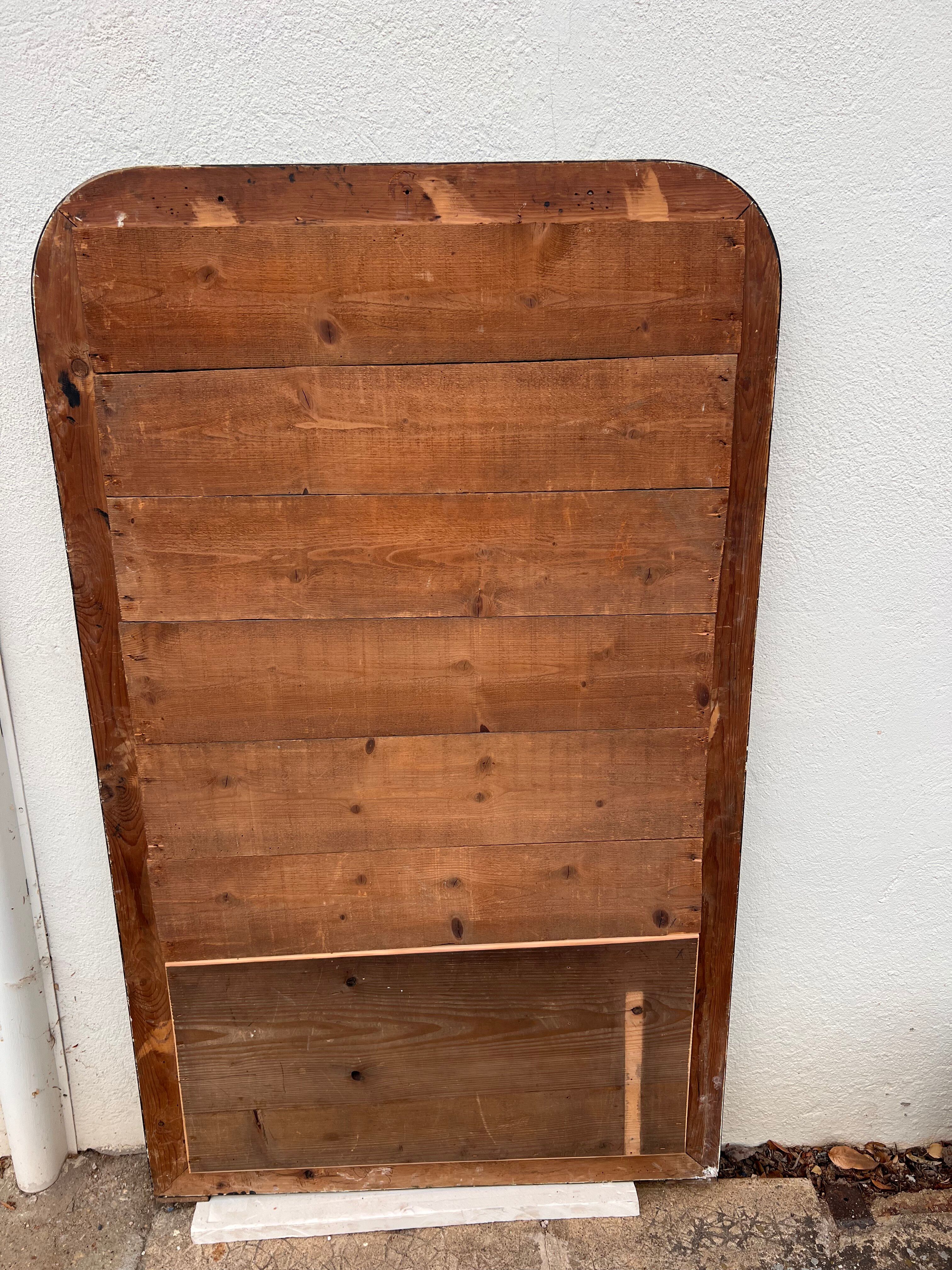 Large gold mirror