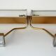 Pair of wall lamps for picture lighting