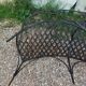 Banc de jardin en fer ancien