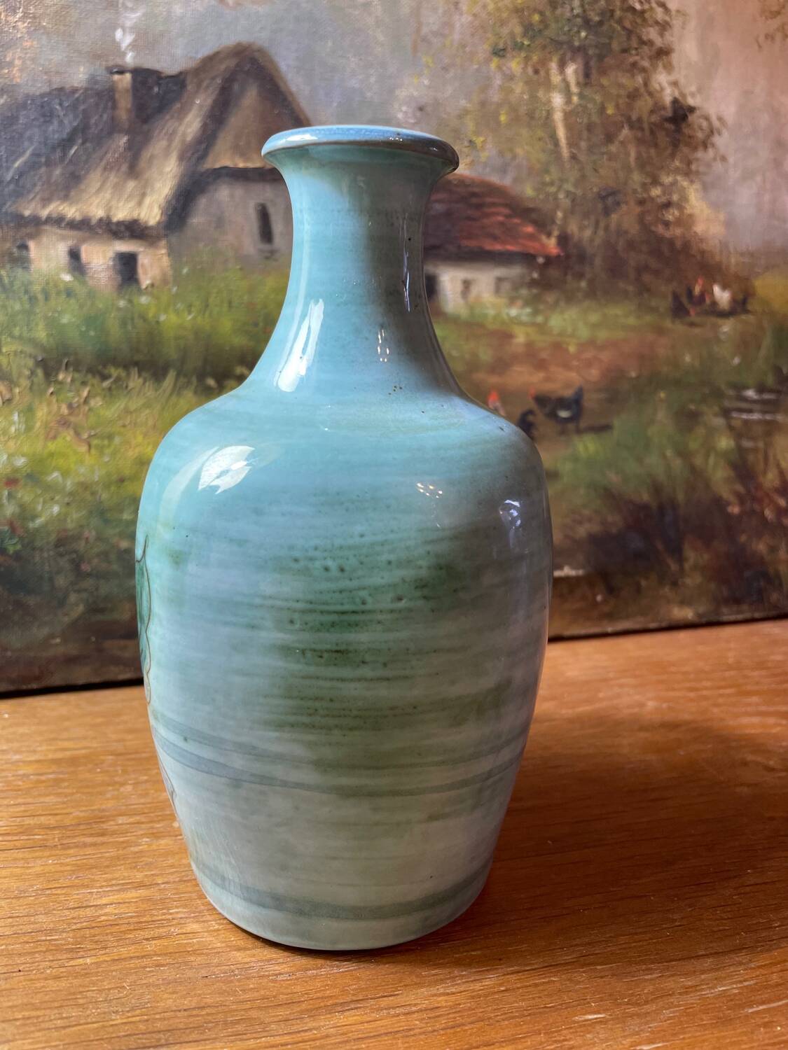Vase vintage signé lp
