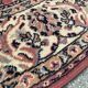 Old pink/cream vintage virgin wool round carpet - 160 cm diameter - Louis de Poortere