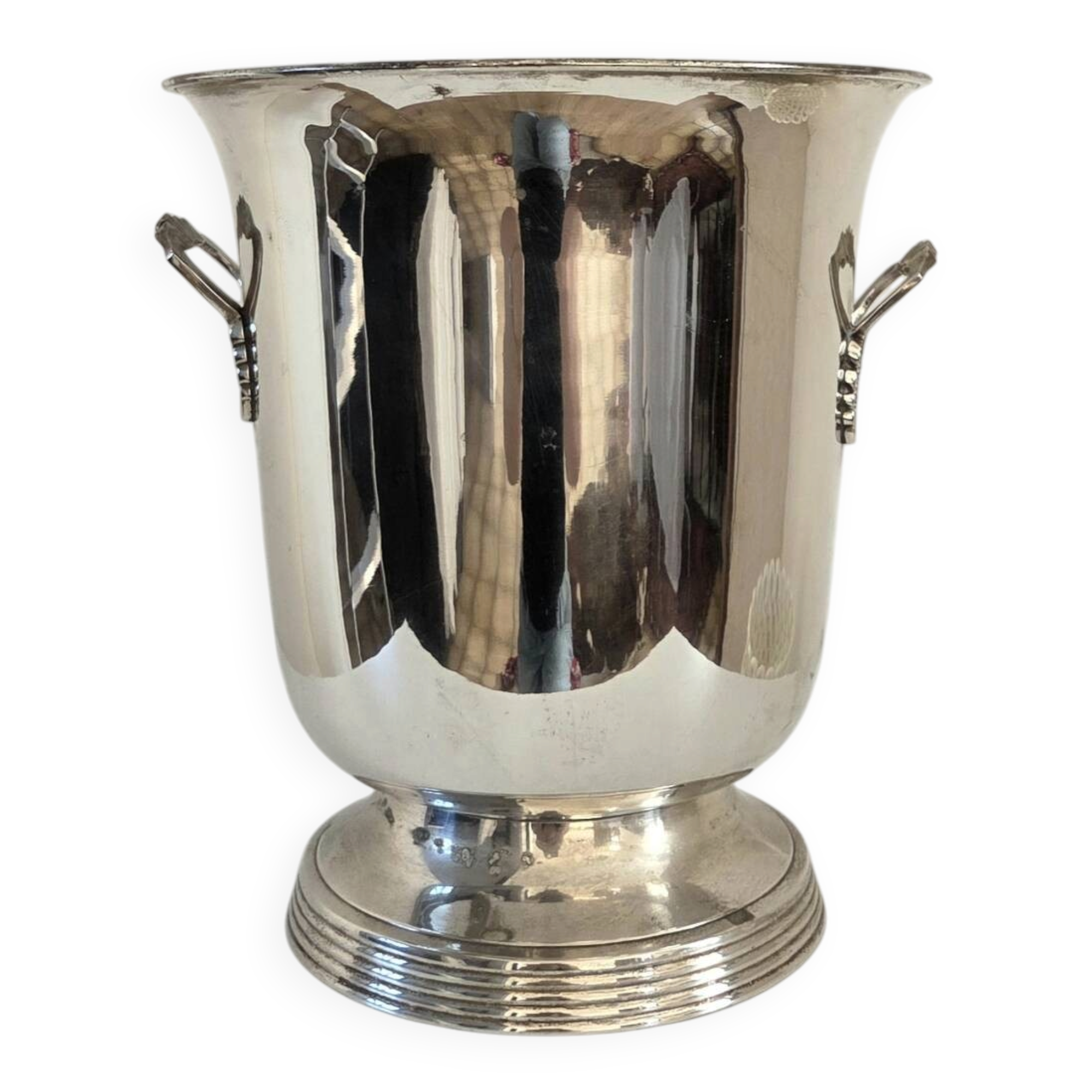 Silver-plated champagne bucket