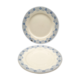 Lot 2 old flat plates boulenger choisy le roi lavoisier