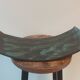 Large shallow dish (signed) in French studio stoneware from the 1960s-70s.