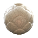 Vase boule art déco