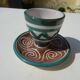 3 ceramic shells Robert Picault Vallauris Vintage