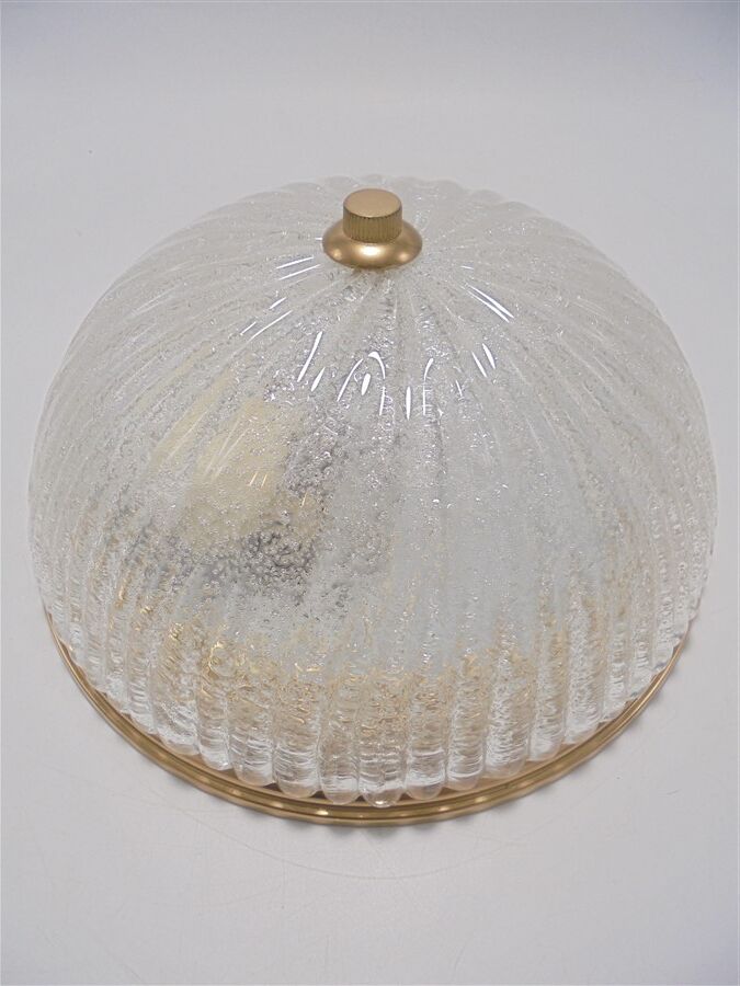 Bubbled glass ceiling lamp