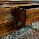 Directoire Period Flat Desk In Mahogany.