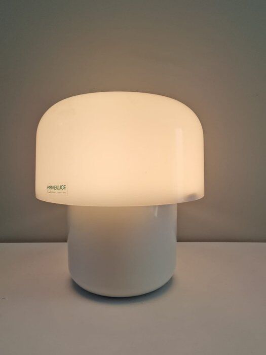 mushroom lamp 70s Harveiluce Guzzini