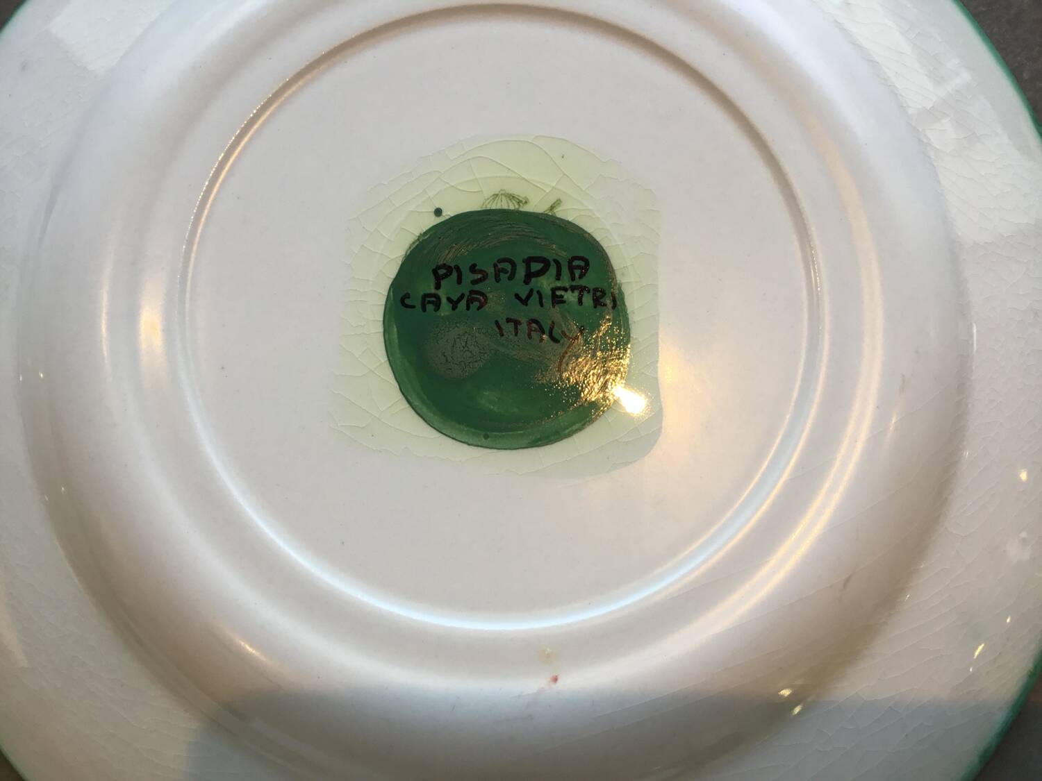 Pisapia Vietri Vintage plates