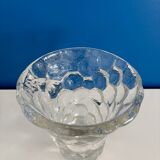 P Davesn honeycomb crystal vase, France