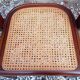 Lot de 4 chaises gondoles cannées
