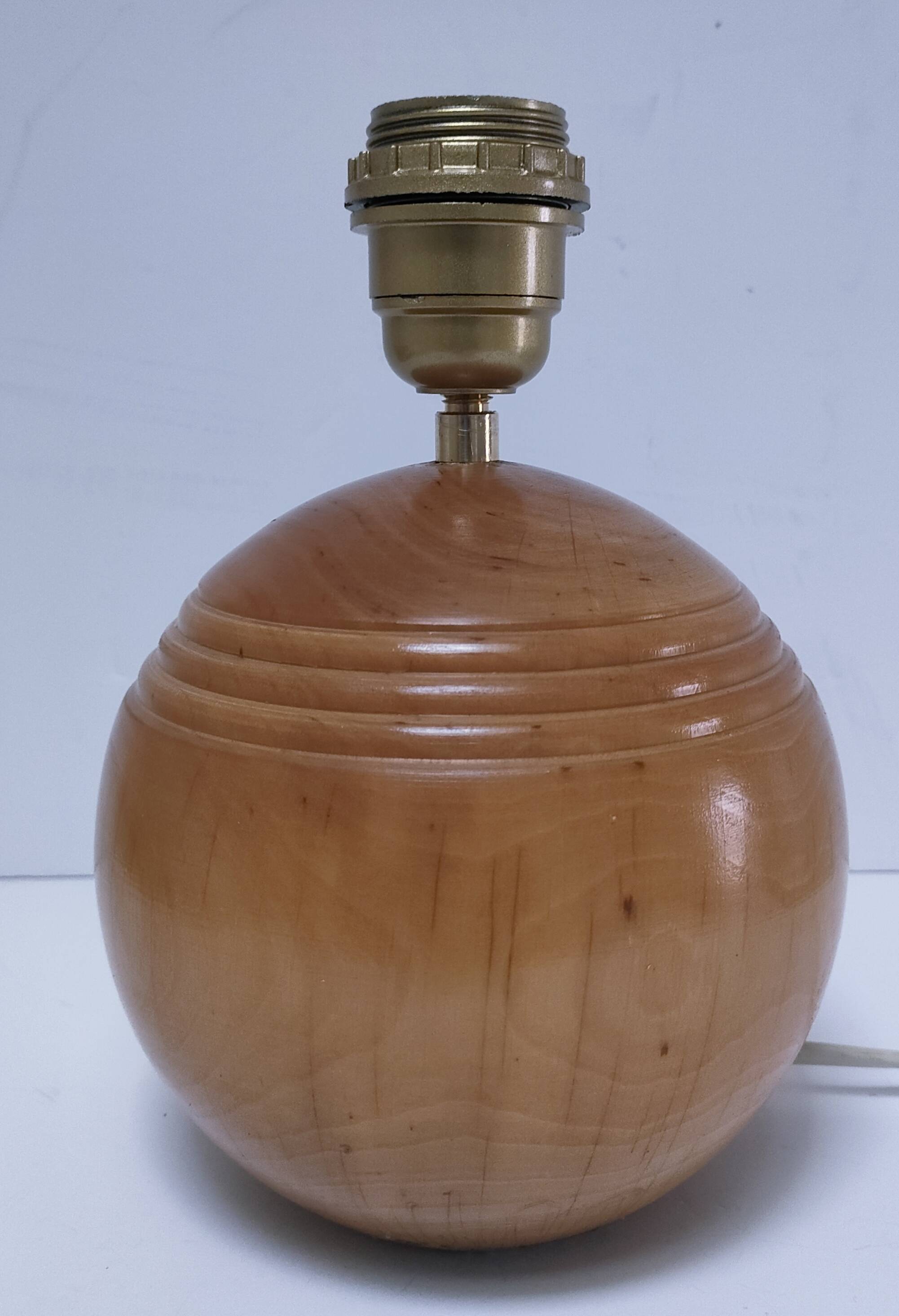 lamp base ball IMT design solid wood