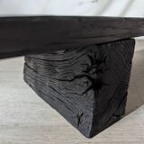 Table basse chêne brûlé