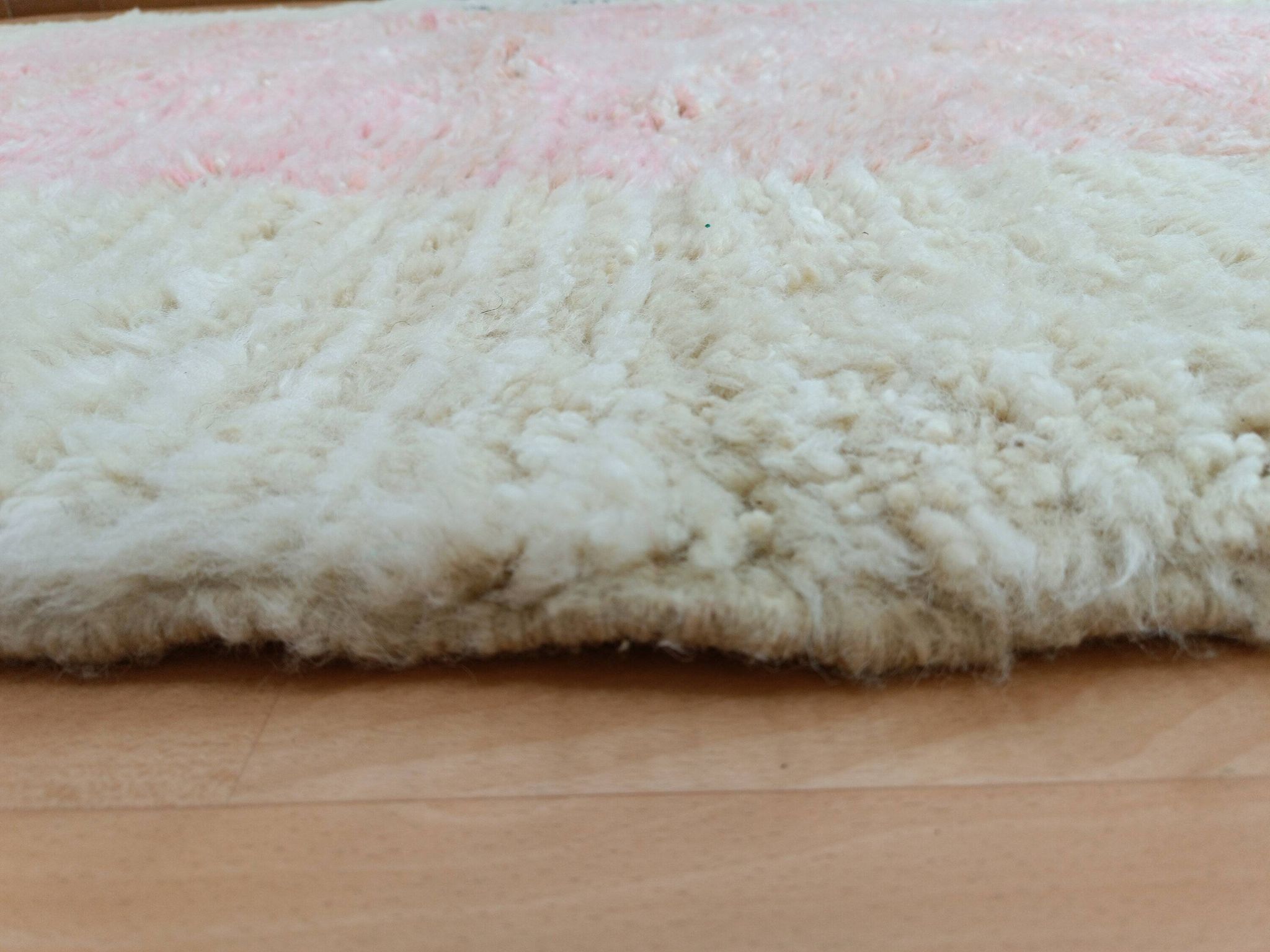 Grand tapis en laine marocain 2.5 x 1.5 m