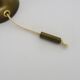 Pair of Je Fassung brass 2-light wall lights made in Germany
