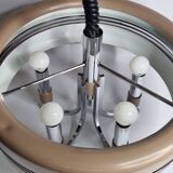 Space Age Rolly pendant light, Italian design, 70s