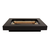 Lacquered brass and chrome coffee table by Alain Delon for Maison Jansen, 1972